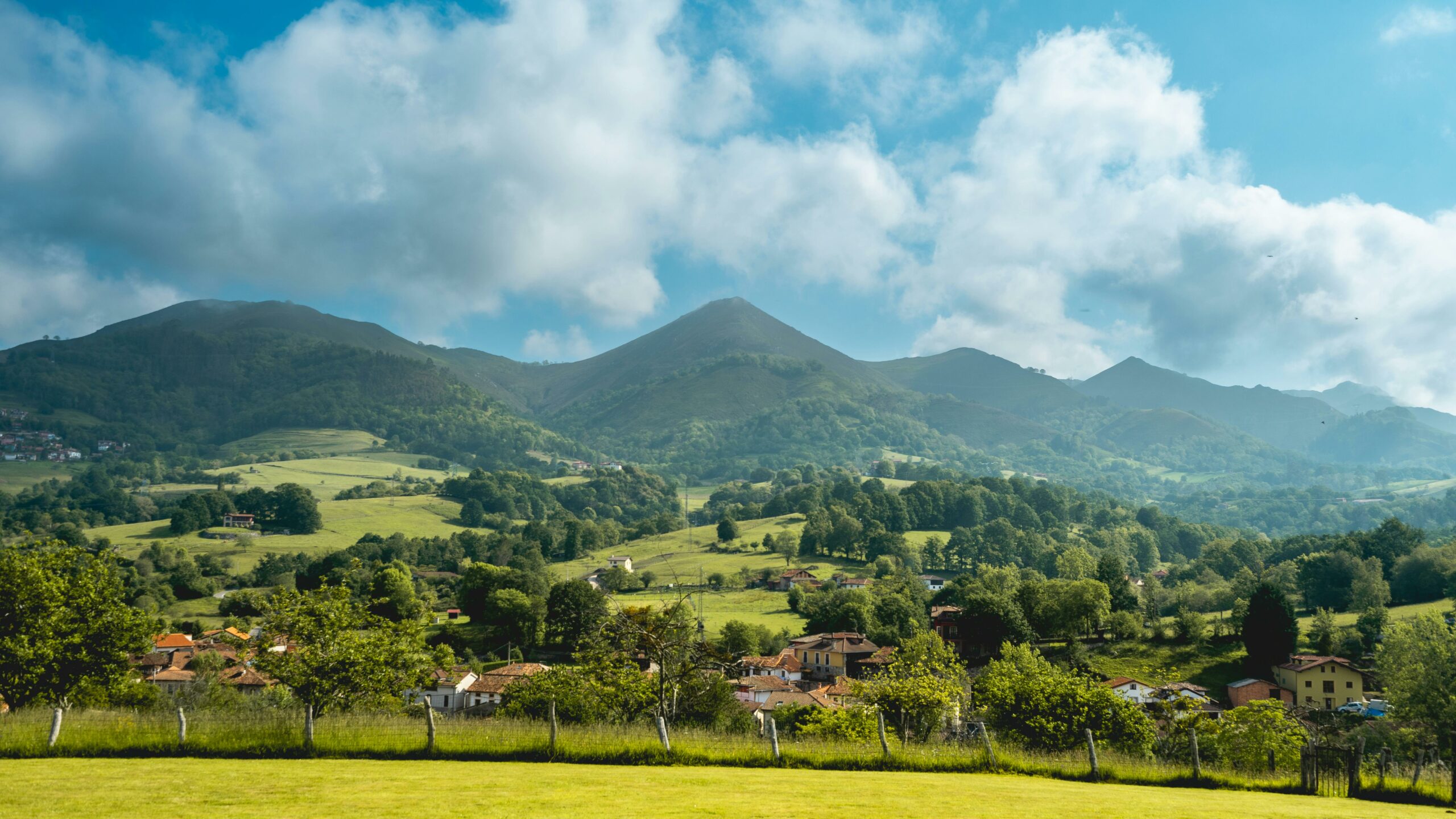 imagen de un paisaje asturiano