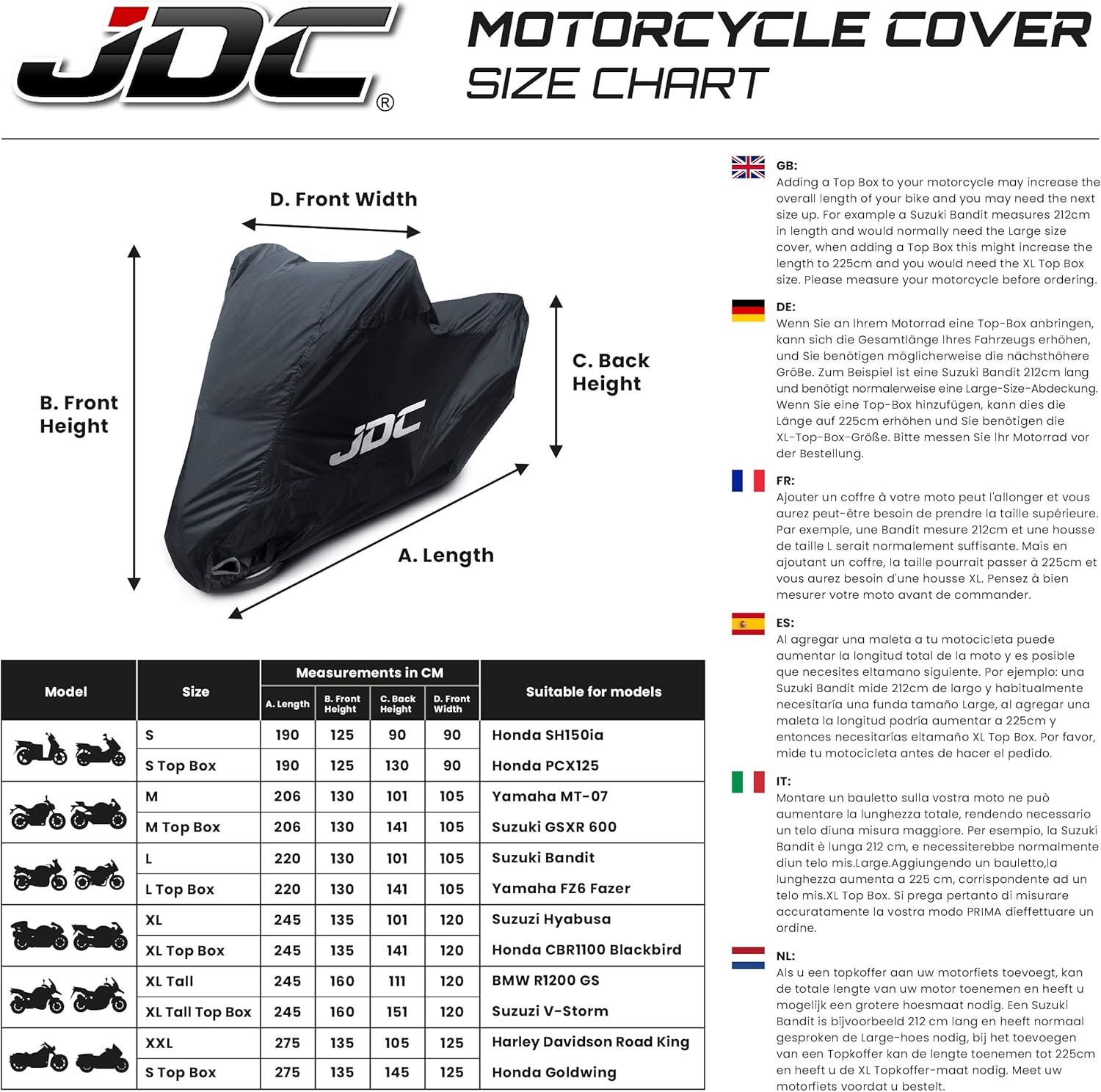 fundas moto